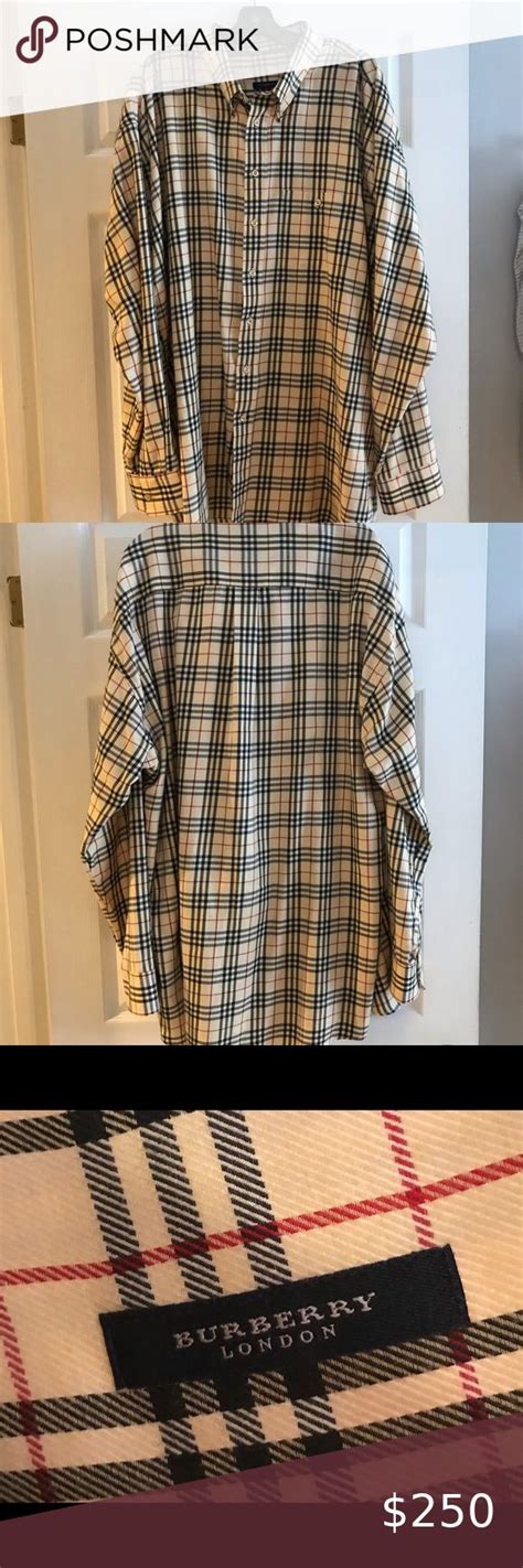 burberry big and tall|burberry men's shirts 3x.